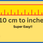 10 cm to inches